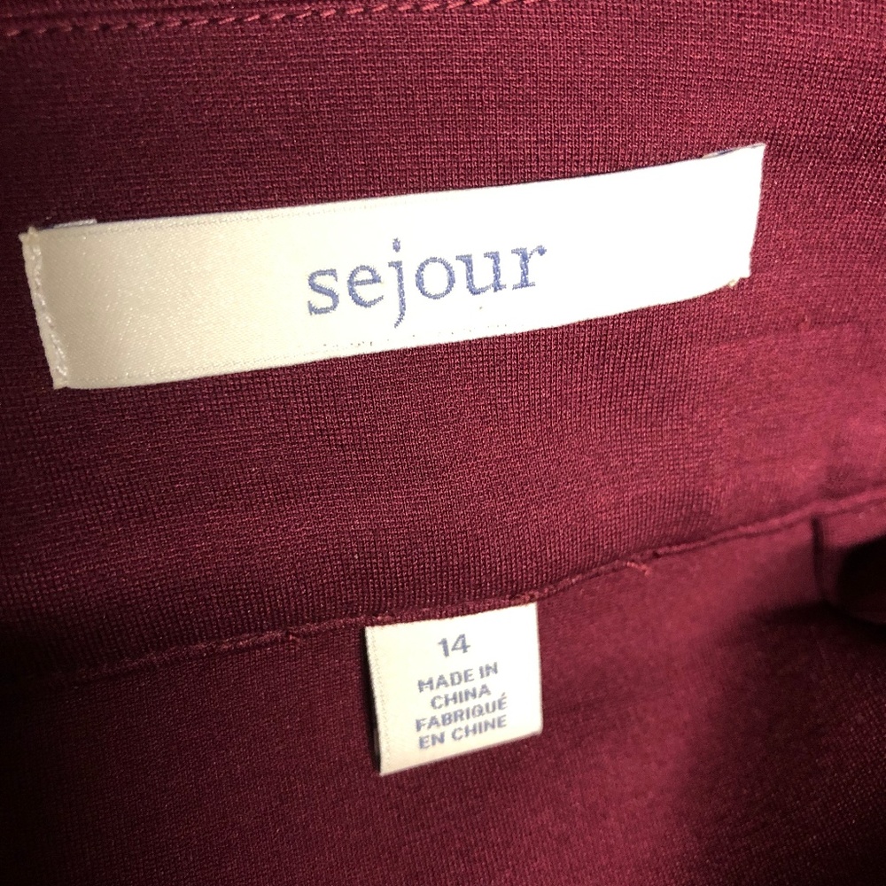 Moto chic SEJOUR skirt Zipper Ponte 14W quality - Picture 7 of 9